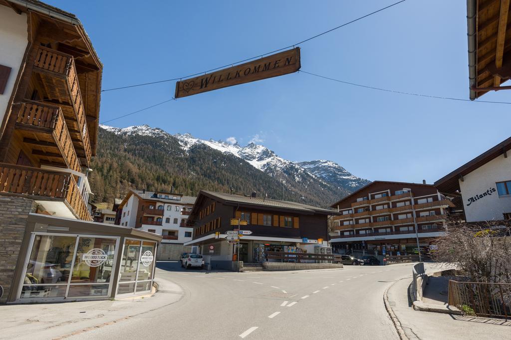 Postgebaeude Appartement Grächen Buitenkant foto