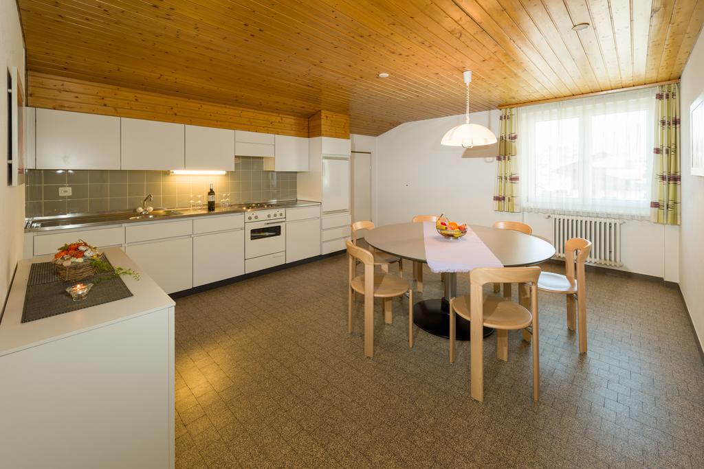 Postgebaeude Appartement Grächen Buitenkant foto